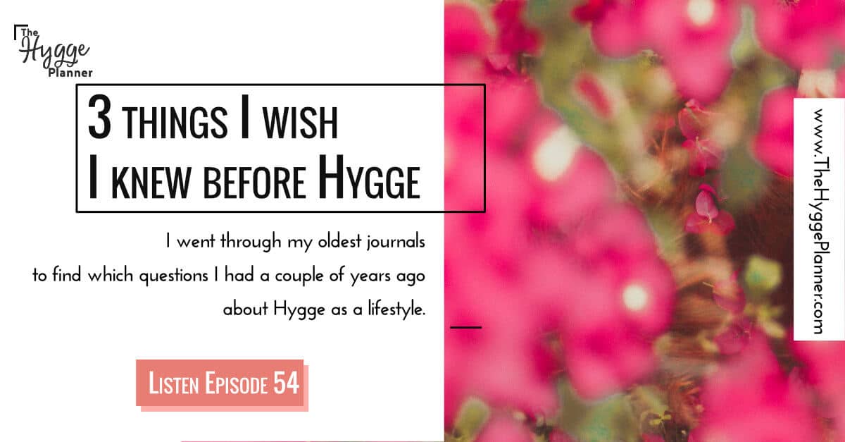 The nitty gritty definition of Cosiness: The Hygge Planner Show