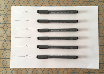 Pens for the hygge planner, Staedler Pens, hygge planner pens, stationery for planner, planner 2020